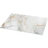 Dessus de table en verre trempé Wallfluent 120x60 cm Marbre élégant avec veines
