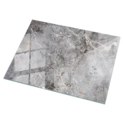 Dessus de table en verre trempé Wallfluent 120x80 cm Motif naturel de marbre