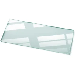 Dessus de table en verre trempé Wallfluent 125x50 cm Transparent
