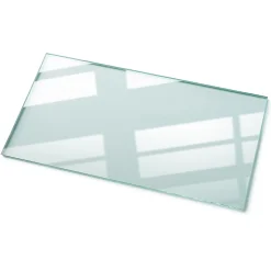 Dessus de table en verre trempé Wallfluent 120x60 cm Transparent