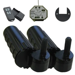 Double motorisation pour volet 1 battant gauche SLID'UP URANUS radio - gond 14 mm