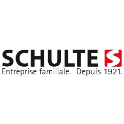 Double porte coulissante intérieure en bois Schulte - 180x215 - chêne - oak - système ouvert noir - softclose