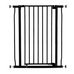 DREAMBABY Barriere de securite Extra Haute LIBERTY - Par pression - L 75/81 x H 93 cm - Noire