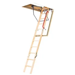 Echelle coupe feu 60min avec trappe de 60x100cm - Hauteur de 2.53 à 2.80m - LWF60/60100-280
