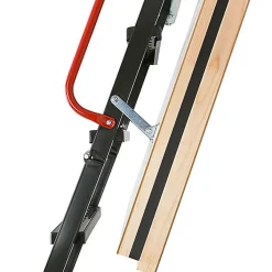 Echelle coupe feu 60min avec trappe de 60x120cm - Hauteur de 2.33 à 2.80m - LMF60/60120-280