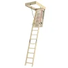 Echelle escamotable bois - Trémie de 60 x 120cm - Hauteur de 2.00 à 3.05m - LDK60120/305