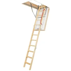 Echelle escamotable bois - Ouverture du plafond de 70 x 100cm - LWT70100-2