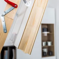 Echelle escamotable bois - Trémie de 55 x 100cm - Hauteur de 2.53 à 2.80m - LWT55100-2