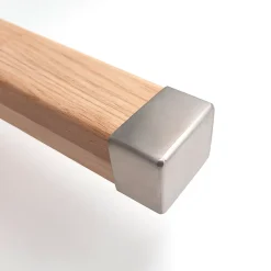 Embout de rampe d'escalier carré FORTIA acier inoxydable