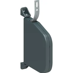 Enrouleur de sangle arrondi pour volet roulant avec sangle de 5,5 m - gris anthracite