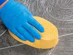 Eponge pour joint et finition - Jaune - Ovale