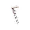 Escalier Escamotable Bois Et Métal Trappe Isolée 56 Mm Caisson 120 X 60 Cm