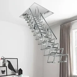 Escalier Grenier Electrique - Trappe 60x110cm - Hauteur 2.76 à 3.05m - ACI-THE300G/110X60