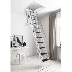 Escalier Grenier Electrique - Trappe 70x100cm - Hauteur 2.76 à 3.05m - ACI-THE300B/100X70
