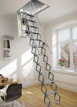 Escalier Grenier Electrique - Trappe 60x100cm - Hauteur 3.06 à 3.25m - ACI-THE325G/100X60
