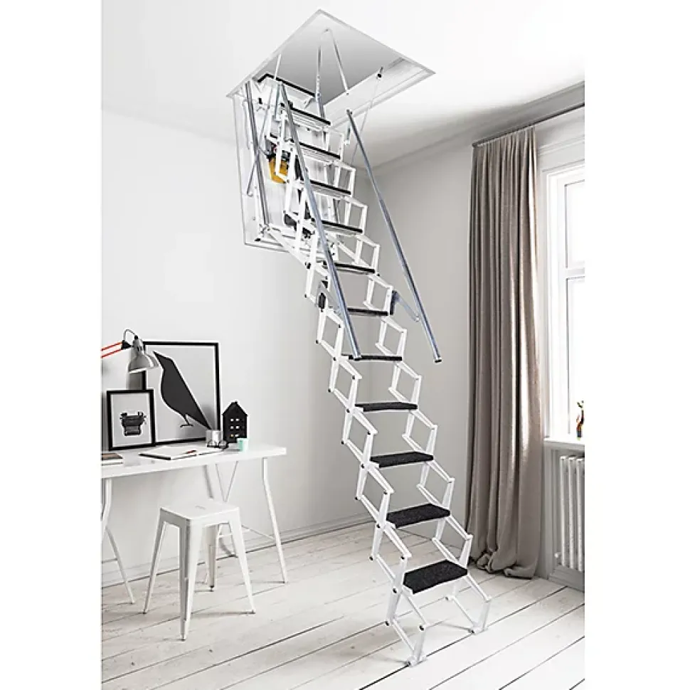 Escalier Grenier Electrique - Trappe 70x110cm - Hauteur 2.76 à 3.05m - ACI-THE300B/110X70
