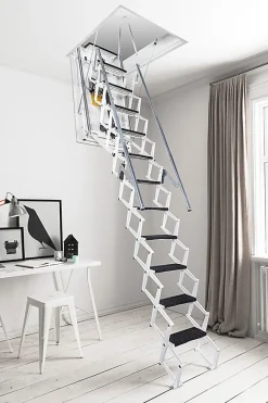 Escalier Grenier Electrique - Trappe 70x110cm - Hauteur 2.76 à 3.05m - ACI-THE300B/110X70