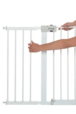 Extension barrière de sécurité en métal blanc Easy Close 28 cm