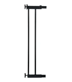 Extension barrière de sécurité en métal noir 7 cm