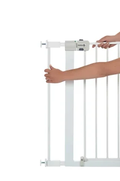 Extension barrière de sécurité en métal blanc 7 cm