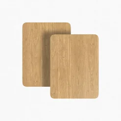 Extrémité adhésive vinyle imitation chêne pour lamelle 3 x 4 cm