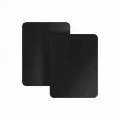 Extrémité adhésive vinyle noir pour lamelle 3 x 4 cm