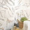 Faïence murale décor effet béton beige cream satin L.90 x l.30 cm x ép.10 mm, Brush