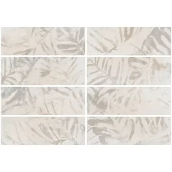 Faïence murale décor effet béton beige cream satin L.90 x l.30 cm x ép.10 mm, Brush