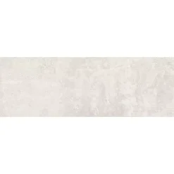 Faïence murale effet béton blanc L.90 x l.30cm x ép.10 mm, Brush