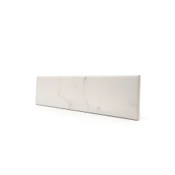 Faïence murale effet marbre calacatta blanc satin L.30 x l.7 cm, Minerra