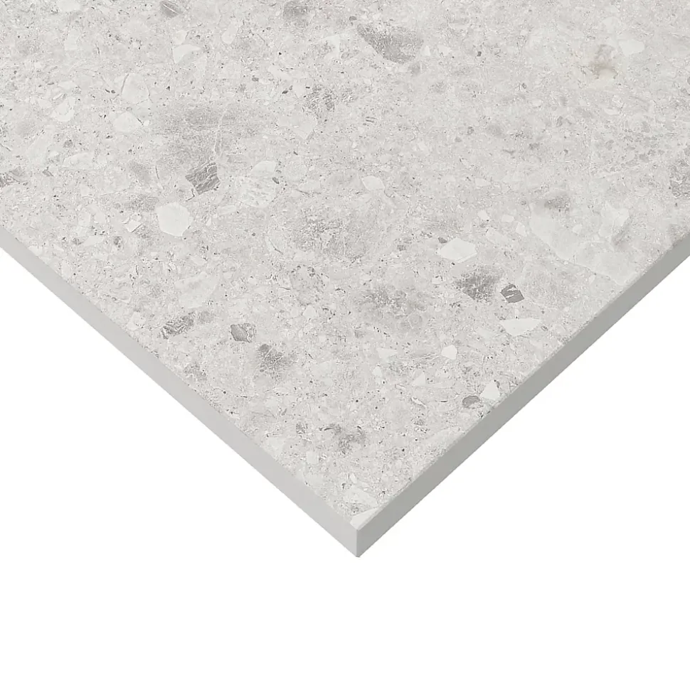 Faïence murale intérieur effet pierre ivoire mat L.75 x l.25 cm x ép.9 mm, GeoTech