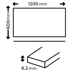 Faïence murale intérieur grès émaillé effet bois brut beige L.12 x l.6 cm x ép.8,2 mm, Taka