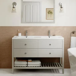 Faïence murale intérieur grès émaillé effet bois brut beige L.12 x l.6 cm x ép.8,2 mm, Taka