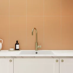 Faïence murale intérieur terracotta satiné L.60 x l.30 cm x ép.7 mm, Colville