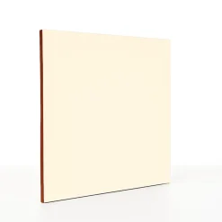 Faïence murale unie blanc crème satin L.20 x l.20 cm, Monocolor