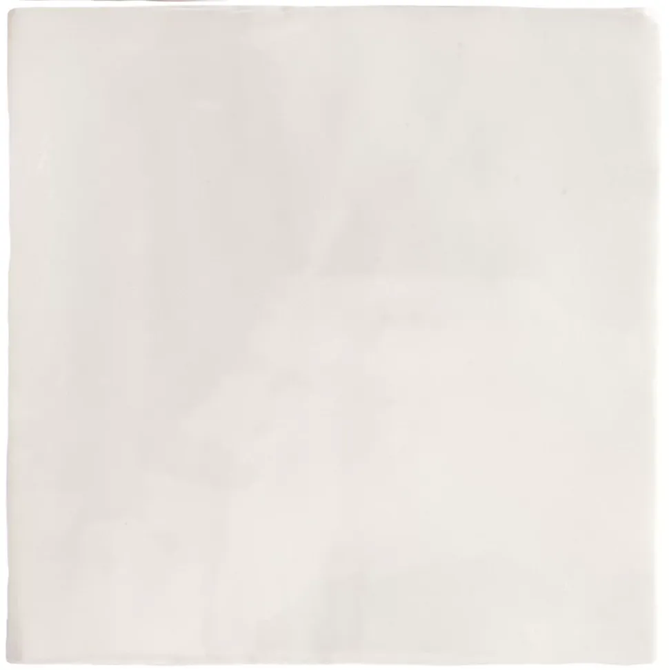 Faïence murale unie blanc brillant L.10 x l.10 cm x ép.8 mm, Twist