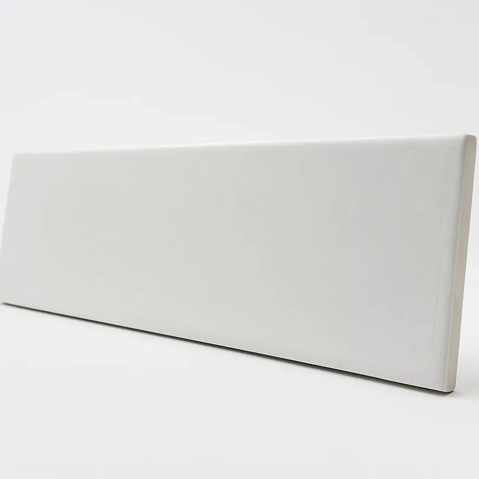 Faïence murale unie blanc cassé L.30 x l.7 cm, Minerra