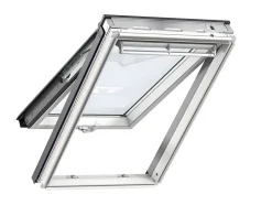 Fenêtre de toit à projection VELUX Confort Whitefinish - bois peint en blanc L. 114 x H. 118 cm (GPL 2076 SK06)