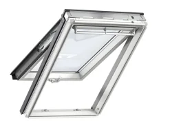 Fenêtre de toit à projection VELUX Tout Confort Whitefinish - bois peint en blanc L. 55 x H. 98 cm (GPL 2057 CK04)
