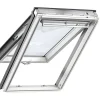 Fenêtre de toit à projection VELUX Confort Whitefinish - bois peint en blanc L. 78 x H. 140 cm (GPL 2076 MK08)