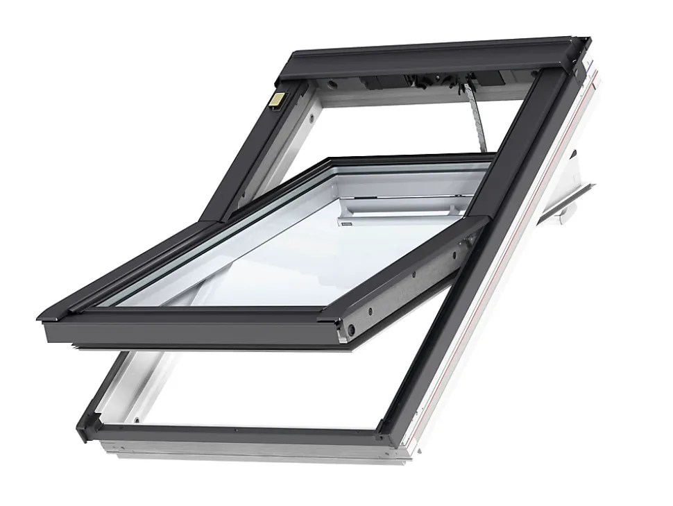 Fenêtre de toit motorisée électrique Velux GGU MK08 Integra® confort Everfinish - polyuréthane L. 78 x H. 140 cm