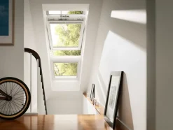 Fenêtre de toit motorisée électrique Velux GGU MK08 Integra® confort Everfinish - polyuréthane L. 78 x H. 140 cm