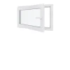 Fenêtre PVC - LxH 1100x600 mm -Triple Vitrage - Blanc -poignée à droite