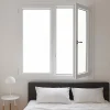 Fenêtre PVC blanc 2 vantaux hors tout H 156 x L 86 cm ouverture française pour pose rénovation