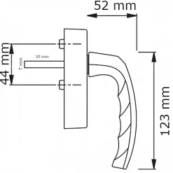 Fenêtre PVC blanc 2 vantaux hors tout H 186 x L 116 cm ouverture française pour pose rénovation