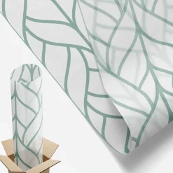 Film décoratif pour vitre Wallfluent 200x100 cm Protège efficacement l'intimité Symétrie Des Plantes 1 rol.