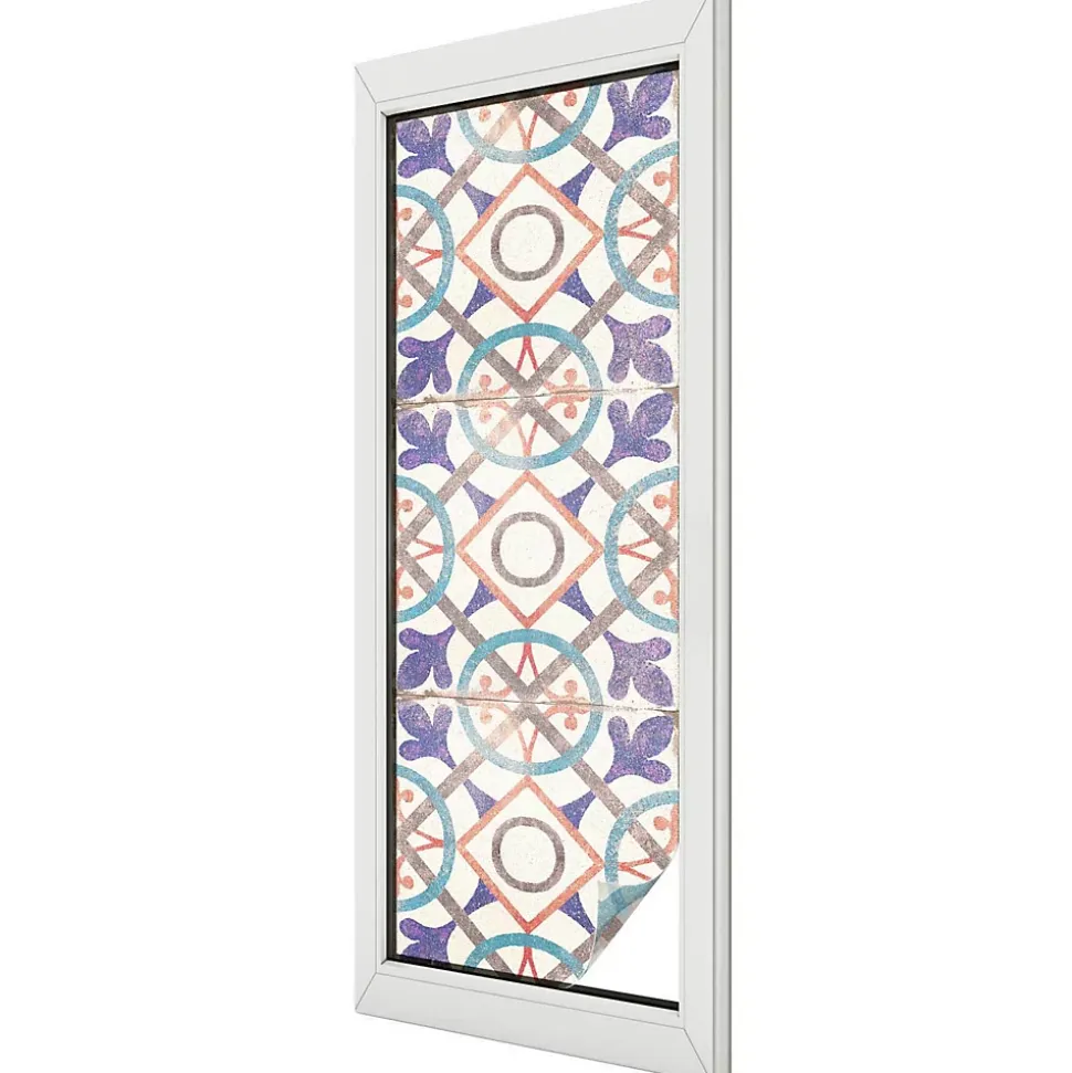 Film décoratif pour vitre Wallfluent 50x146 cm de protection d'intimité Mosaïques Colorées 1 rol.