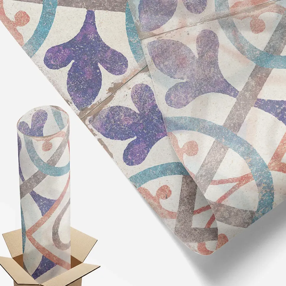 Film décoratif pour vitre Wallfluent 50x146 cm de protection d'intimité Mosaïques Colorées 1 rol.