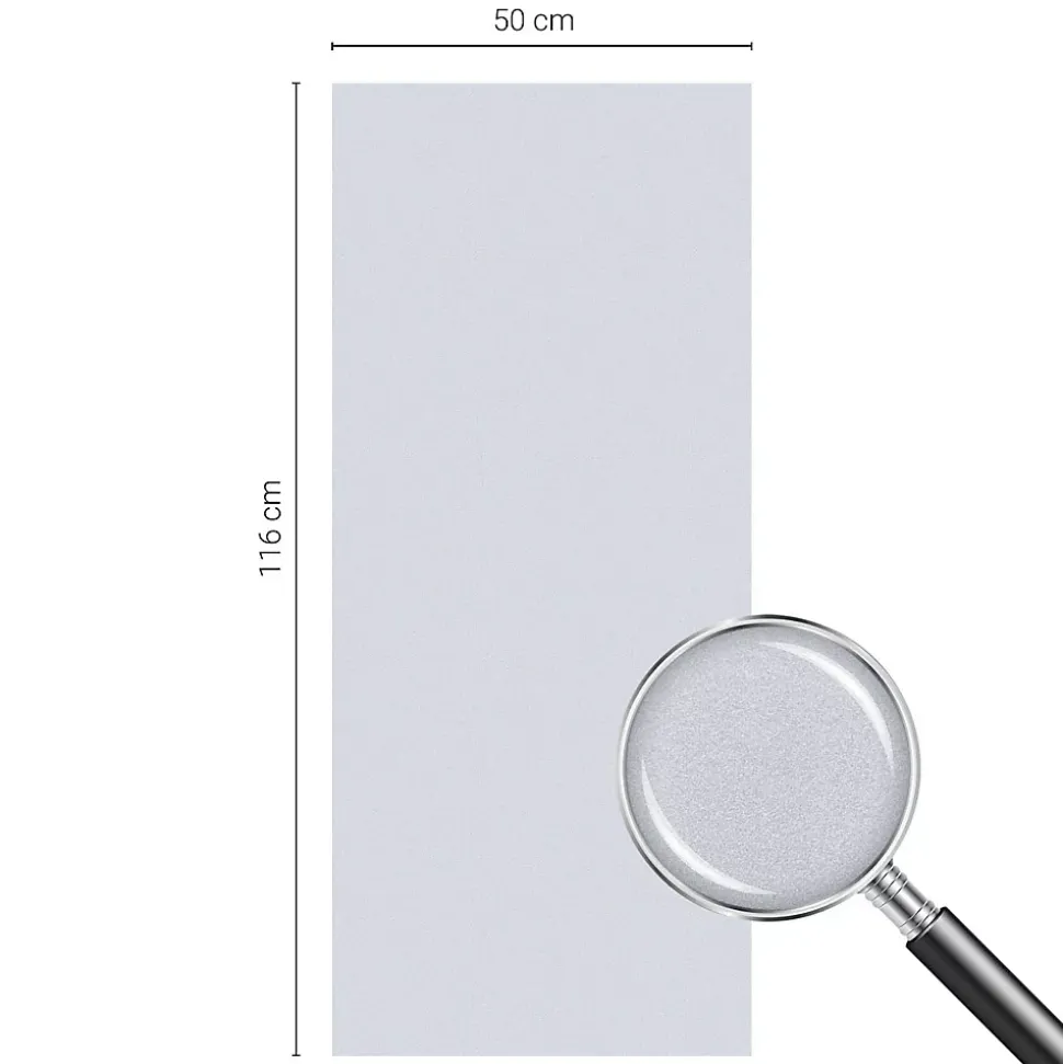 Film décoratif pour vitre Wallfluent 50x116 cm Protège efficacement l'intimité Couleur Unie 1 rol.