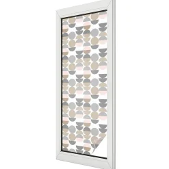 Film Ddépoli Autoadhésif Wallfluent 50x146 cm d'Intimité pour Fenêtre Rayures Motifs Géométriques 1 rol.